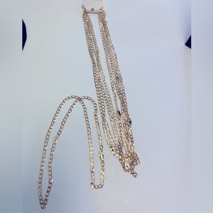 14k gold plated diamond cuban chain 22 inch